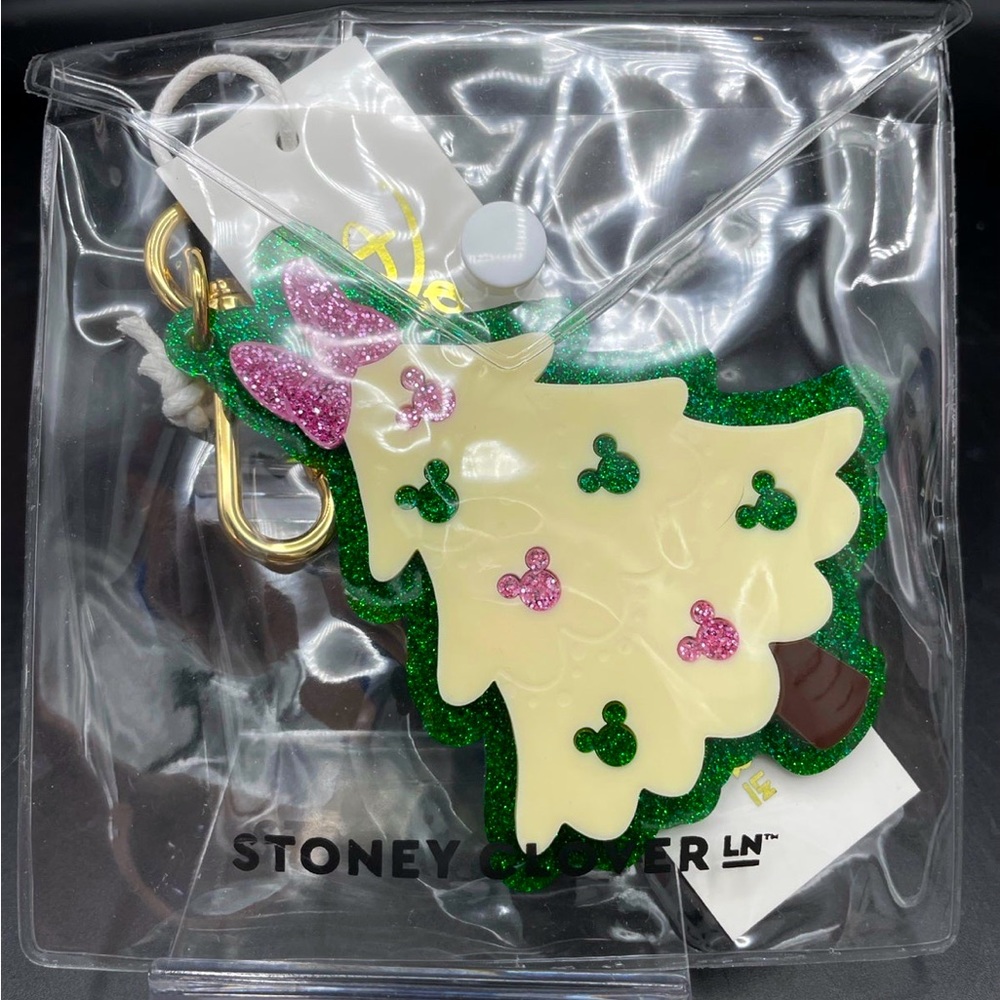 Stoney CloverXDisney Christmas Tree Bag charm Keychain